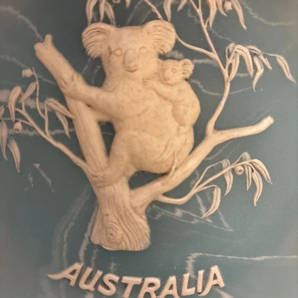 Marlene Decorative Plate with Koala Bear From Australia 8